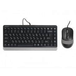 Комплект (клавиатура, мышь) A4Tech Fstyler F1110 Grey USB