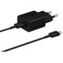 Сетевое зарядное устройство Samsung EP-T1510X Black, 1хUSB Type-C, 15W + кабель USB Type-C (EP-T1510XBEGEU)