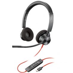 Гарнитура Poly стерео On-ear Poly Blackwire 3320-M Black (8X220AA) Гарнитура Poly стерео On-ear Poly Blackwire 3320-M Black (8X220AA)