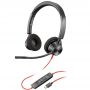 Гарнитура Poly стерео On-ear Poly Blackwire 3320-M Black (8X220AA) Гарнитура Poly стерео On-ear Poly Blackwire 3320-M Black (8X220AA)