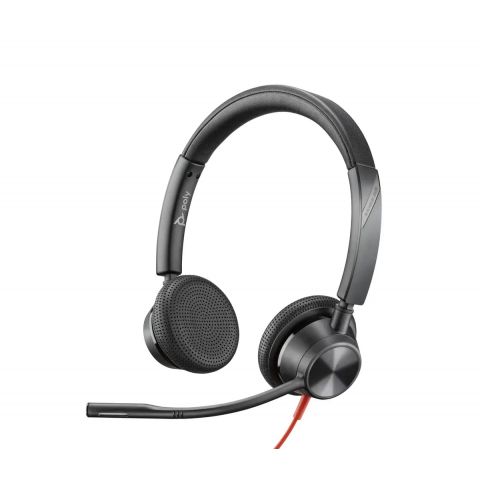 Гарнитура Poly BlackWire 3325-M USB-A \ USB-C +3.5mm Plug HS Stereo  Black (8X222AA)
