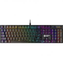 Клавіатура Canyon Cometstrike GK-55 RGB ENG/UKR USB Black (CND-SKB55-US)