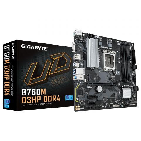 Материнська плата Gigabyte B760M D3HP DDR4 Socket 1700 Материнська плата Gigabyte B760M D3HP DDR4 Socket 1700