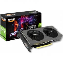 Видеокарта GF RTX 3050 8GB GDDR6 Twin X2 Inno3D (N30502-08D6-1711VA41) Видеокарта GF RTX 3050 8GB GDDR6 Twin X2 Inno3D (N30502-08D6-1711VA41)