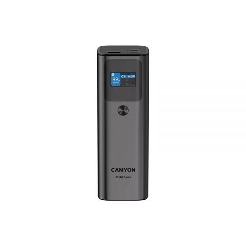 Універсальна мобільна батарея Canyon PB-2010 TFT 27000mAh Dark Grey (CNE-CPB2010DG)
