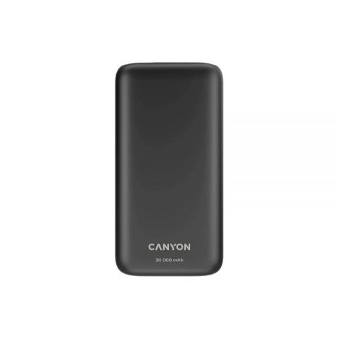 Універсальна мобільна батарея Canyon PB-301 LED 30000mAh Black (CNE-CPB301B)