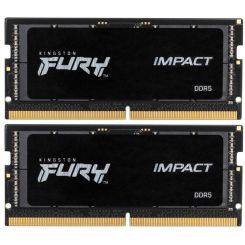Модуль пам`ятi SO-DIMM 2x32GB/5600 DDR5 Kingston Fury Impact (KF556S40IBK2-64)