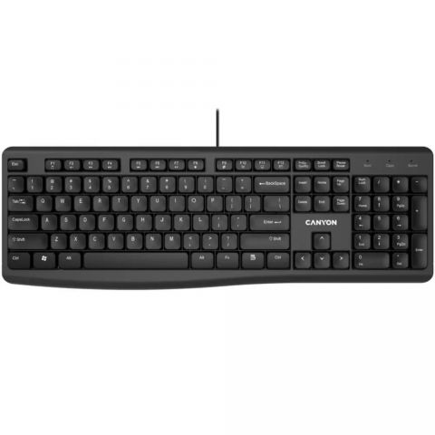 Клавіатура Canyon KB-50 EN Slim Black (CNE-CKEY5)