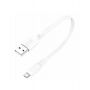 Кабель Foneng X107 USB - micro USB (M/M), 2.1 A, 0.25 м, White (X107-CA-MU)