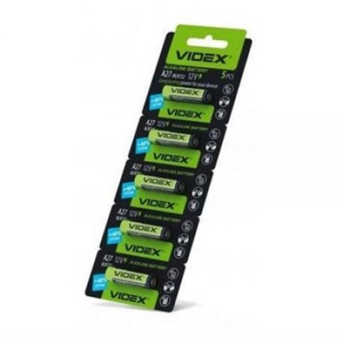 Батарейка Videx Alkaline A27/27A/MN27 BL 5шт