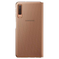 Чехол-книжка Samsung Wallet Cover для Samsung Galaxy A7 2018 SM-A750 Gold (EF-WA750PFEGRU)