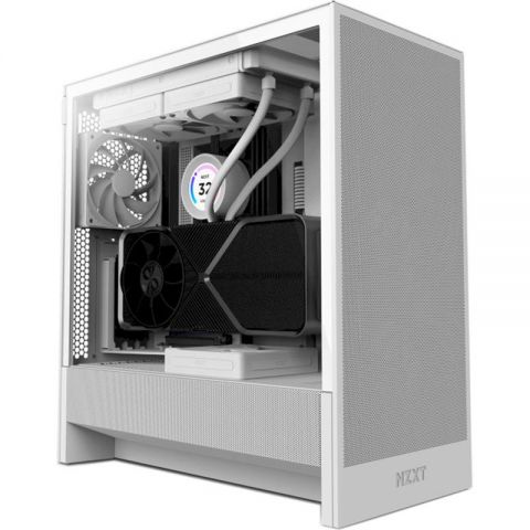 Корпус NZXT H5 Flow White (CC-H52FW-01) без БП