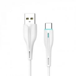 Кабель SkyDolphin S48T USB - USB Type-C (M/M), 1 м, White (SDUSB-000425)