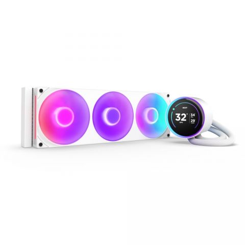 Система водяного охлаждения NZXT Kraken Elite RGB 360 White (RL-KR36E-W2)