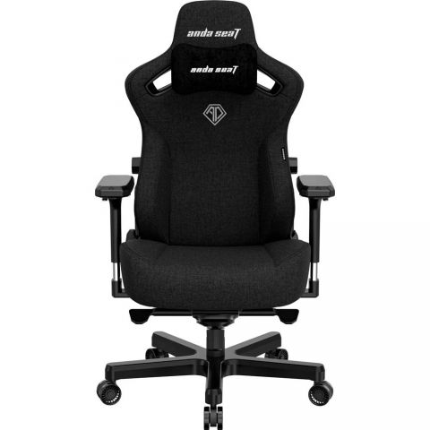 Кресло для геймеров Anda Seat Kaiser 3 Size XL Fabric Black (AD12YDC-XL-01-B-CF)