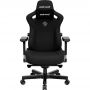Кресло для геймеров Anda Seat Kaiser 3 Size XL Fabric Black (AD12YDC-XL-01-B-CF)