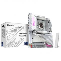 Материнська плата Gigabyte Z890 Aorus Elite X Ice Socket 1851 Материнська плата Gigabyte Z890 Aorus Elite X Ice Socket 1851