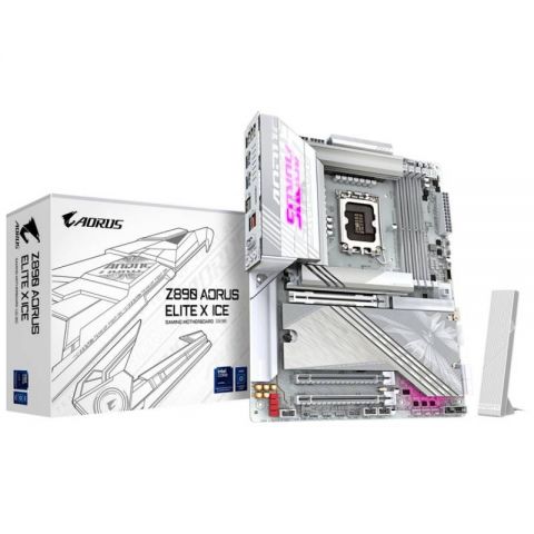Материнська плата Gigabyte Z890 Aorus Elite X Ice Socket 1851 Материнська плата Gigabyte Z890 Aorus Elite X Ice Socket 1851