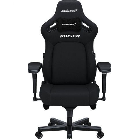 Кресло для геймеров Anda Seat Kaiser 4 Size XL Fabric Black (AD12YDDC-XLL-20-B-CF)