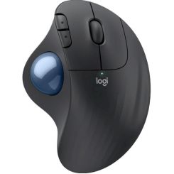 Мышь беспроводная Logitech Ergo M575S Graphite + Blue Ball (910-007029)