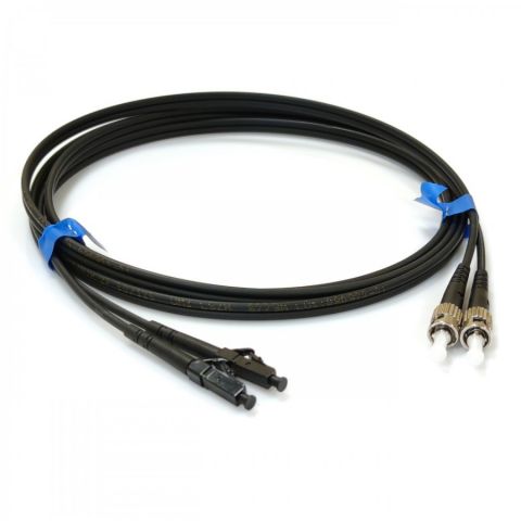 Оптический патч-корд EServer ST/UPC-LC/UPC MM (G50-OM3), 2м, duplex