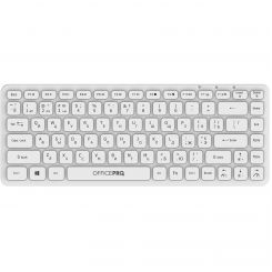 Клавиатура беспроводная OfficePro SK790W Bluetooth White 
