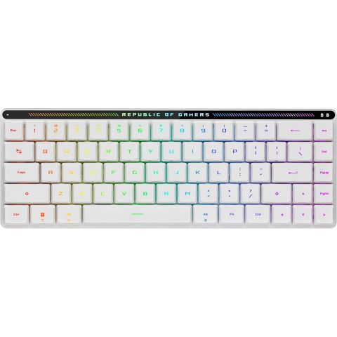 Клавиатура беспроводная Asus ROG Falchion RGB WL BT White (90MP03EC-BKMA10)