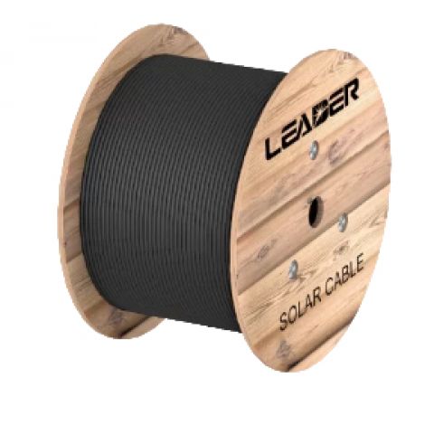 Кабель Leader PV 1x6мм2, бухта 500м, черный