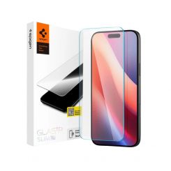 Защитное стекло Spigen Glas tR Slim HD для Apple iPhone 16 Plus/15 Plus (AGL06890)