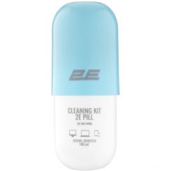 Набір для чищення 2E Pill (2E-SK140BL) LED/LCD + серветка 20х20 см White/Blue