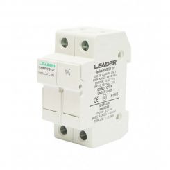 Держатель предохранителя Leader DC2Р 10x38мм  32А/1000В (PV0191-2P)