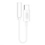 Адаптер XO NB-R161 USB Type-C - 3.5 мм (M/F), 0.14м, White (NB-R161.white)