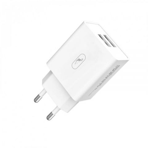 Зарядное устройство SkyDolphin SC30 (2USB, 2.1A) White (SDMZP-000111)