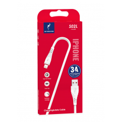 Кабель SkyDolphin S02L USB - Lightning (M/M), 1 м, White (SDUSB-000586)