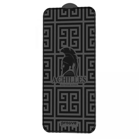 Защитное стекло Proove Achilles для Apple iPhone 16 Black (PGPAIP160001)