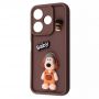 Чохол-накладка Pretty Things Case для Xiaomi Redmi 13 4G/Poco M6 4G/Note 13R Brown/Baby