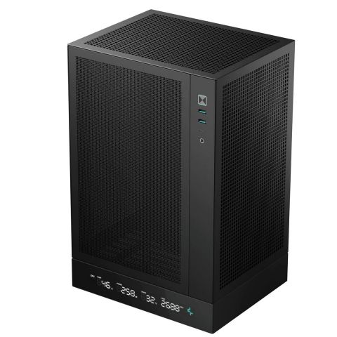 Корпус DeepCool CH170 Digital Black (R-CH170-BKNPI0D-G-1) без БП