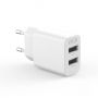 Сетевое зарядное устройство XO L109 (2USB, 2.4А) White (L109.white)