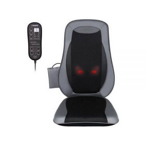 Массажная накидка на кресло Naipo Neck & Back Massager с подогревом, вибрацией и функцией массажа Шиатцу (MGBK-2606H)