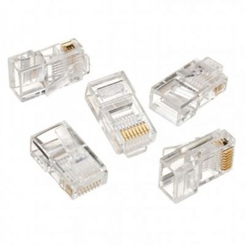 Коннектор RJ 45 Cablexpert (LC-8P8C-001/10) Cat. 5e UTP с золоченными контактами (10 шт/уп)