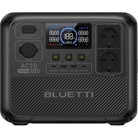 Зарядная станция Bluetti AC70 1000W 768Wh Зарядная станция Bluetti AC70 1000W 768Wh