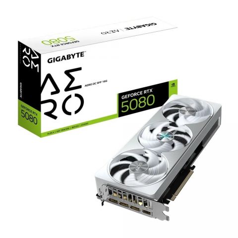 Видеокарта GF RTX 5080 16GB GDDR7 Aero OC Gigabyte (GV-N5080AERO OC-16GD)