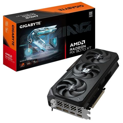 Видеокарта AMD Radeon RX 9070 XT 16GB GDDR6 Gaming OC Gigabyte (GV-R9070XTGAMING OC-16GD)