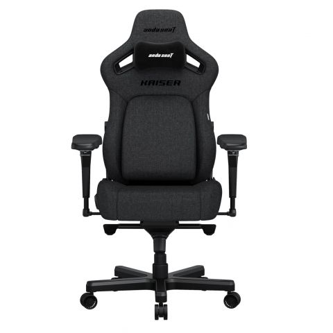 Кресло для геймеров Anda Seat Kaiser 4 Size XL Fabric Dark Grey (AD12YDDC-XLL-20-GB-CF)