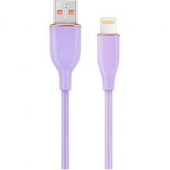Кабель Cablexpert USB - Lightning (M/M), 2.1 A, 1.5 м, Purple (CC-USB2S-AM8PM-1.5M-P)