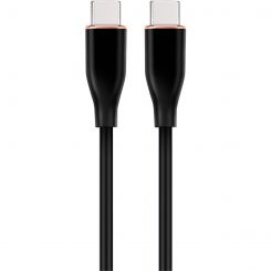 Кабель Cablexpert USB Type-C - USB Type-C (M/M), 3 A, 60 W, 1.5 м, Black (CC-USB2S-CMCM-1.5M-BK)