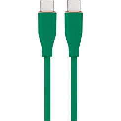 Кабель Cablexpert USB Type-C - USB Type-C (M/M), 3 A, 60 W, 1.5 м, Green (CC-USB2S-CMCM-1.5M-G)