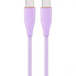 Кабель Cablexpert USB Type-C - USB Type-C (M/M), 3 A, 60 W, 1.5 м, Purple (CC-USB2S-CMCM-1.5M-P)