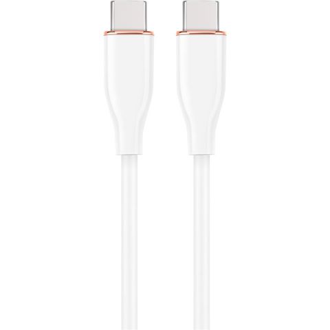 Кабель Cablexpert USB Type-C - USB Type-C (M/M), 3 A, 60 W, 1.5 м, White (CC-USB2S-CMCM-1.5M-W)