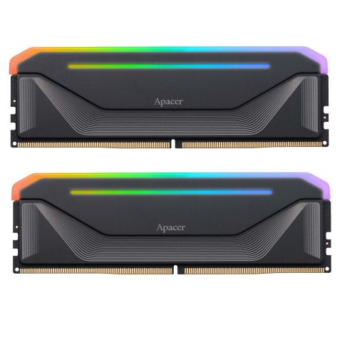 Модуль памяти DDR5 2x16GB/5600 Apacer NOX RGB Black (AH5U32G56C522NBAA-2)